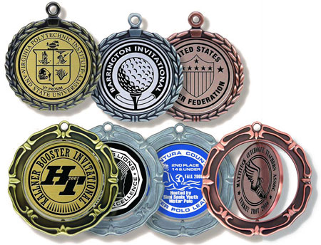 Custom Flexibrass Insert Medals